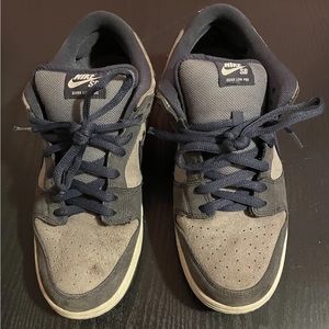 Nike sb dunk low thunder blue cool grey size 11